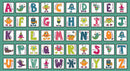 Leanne Anderson, Silly Gilly Returns, ABC Panel Quilt Kit 64" X 64"