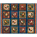 QT Fabrics, Rule The Roost Table Runner, Red