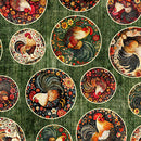 QT Fabrics, Rule The Roost Table Runner, Red