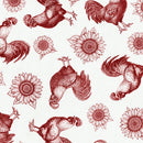 QT Fabrics, Rule The Roost Table Runner, Red