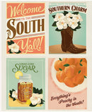 Southern Charm Panel Quilt Kit 70" X 80"