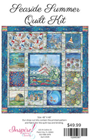 3 Wishes, Seaside Summer Panel Quilt Kit 48" X 48"