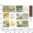 3 Wishes, Wild Safari, Story Book Panel, 36: X 42"