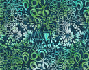 Banyan Batiks, Abstraction/Crackled Batik Quilt Kit 63" X 78"
