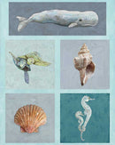 A Drop in the Ocean Panel Quilt Kit 66" X 78"
