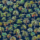 AFSH 2025, Palm Trees, Navy, Minky