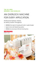 Bernina 660 Overlock Machine