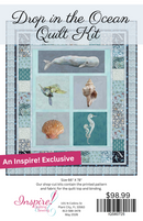 A Drop in the Ocean Panel Quilt Kit 66" X 78"