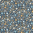 Andover/Makower, High Tide, Beachcomber, Dark Blue