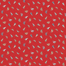 Andover/Makower, High Tide, Sailaway, Red