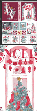Art Gallery Fabrics, Adventale, Merry Everything Panel, 36" X 44"