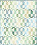 Artisan Batiks, Coastal Shells/Collage Pattern Quilt Kit