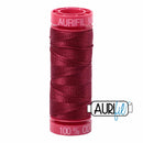 Aurifil-Mako Cotton Embroidery  Thread 12wt 54yds-Carmine Red A200122460