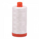 Aurifil Mako Cotton Thread Solid 50wt 1422yds Chalk 2026