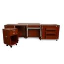 Aussie Electric Sewing Cabinet  - Teak - Please call us to order 813.704.4867