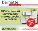 Bernette b64 Airlock Air Threading Overlock Machine