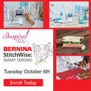 Bernina Stitchwise SMART SERGING!! Bernia Round Robin Style Serge Event - Fast & Easy Holiday Gifts