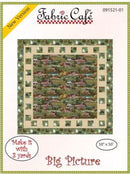 Fabric Cafe, Big Picture 3 yd Quilt Pattern
