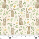 Blank Quilting, Spring Serenade, Sitting Bunnies on Yellow