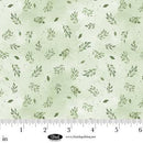Blank Quilting, Spring Serenade, Tiny Leaves on Green