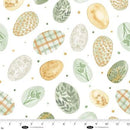 Blank Quilting, Spring Serenade, Tossed Easter Eggs