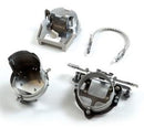 Brother PRCF5 4pc Flat Brim Hat Hoop 2.5x5" Mounting Bracket, Cap Driver, Universal PR1055 PR1050 PR