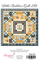 Little Builders, Construction Animals Quilt Kit