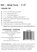 Cottonwood Creations, Spring Bunny Pattern