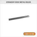 Cartonnage - Straight Metal Ruler 6 inch