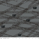 Caterpillar 100yr, Tire Tracks, Gray