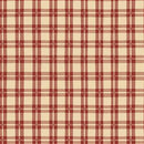 Clothworks, Christmas Tales, Plaid, Light Red