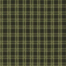 Clothworks, Christmas Tales, Plaid, Olive Green