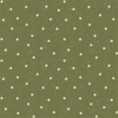 Clothworks, Christmas Tales, Snow Dot, Olive Green