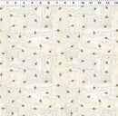 Clothworks, Harmony, Bees, Light Cream