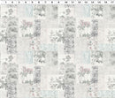 Clothworks, Harmony, Patchwork, Lt Pewter