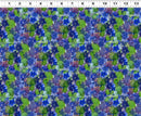 Clothworks, Lily Pond, Floral, Blue