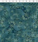 Clothworks, Night Whispers, Owl Collage, Dark Teal