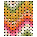 Colour Wave Quilt Pattern