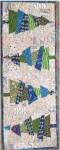 Crazy Christmas Trees Runner Pattern