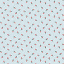 Dear Stella, Strawberry Jam, Tiny Strawberry Toss on Blue
