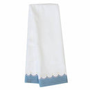 Dunroven Scalloped Towel- Light Blue