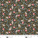 Blank Quilting, Color POP Studio, Natures Symphony, Small Floral, Brown