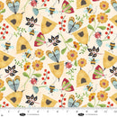 Blank Quilting, Color POP Studio, Natures Symphony, Beehives & FLowers, WHite