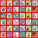 Henry Glass, Tim Read, My Silly ABCs, ABC Blocks Panel 24" X 42"