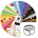Precut 2.5" Strips-Back To School 2S-BACK-40