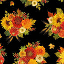 Harvest Bouquets Metallic-Black,  HARVEST-CM4132-BLACK