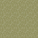 FIGO Fabrics, Humblebee, Daisies, Green