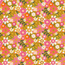 FIGO, Sarah Hearts, Joyful June, Floral, Ochre