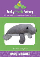 Funky Friends, Monty Manatee Doll Pattern