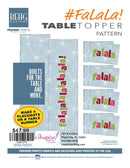 Fa La La Kit - Table Runner or 4 Place Mats, Canvas Weight